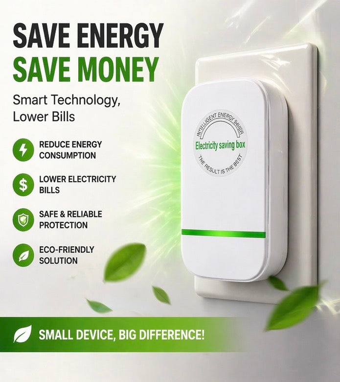 Plug-In Power Box with US Plug 2026 Updated Design, Compatible with 90–250V Input Range